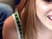 Teen college amateur fingered in tight ass