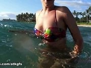 Lyra Law in Lyra Looks Super Hot On The Beach In Hawaii. - ATKGirlfriends